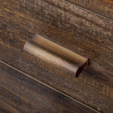 Wood Nightstand End Side Table with 3 Drawer for Living Room, Bedroom 02743456