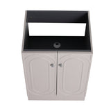 24" Freestanding Bathroom Vanity & 2 Soft-Close Cabinet Doors -Excluding Sink W999P241051