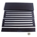 90cm Strip Pattern 3 Tiers Bamboo Stool Shoe Rack Coffee 43428147