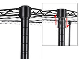 3-Tier Closet Organizer Metal Garment Rack Portable Clothes Hanger Home Shelf 99664466
