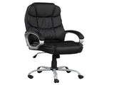 PU Leather Upholstered Office Task Chair, Modern Adjustable 360 Degree Swivel Chair, High Back, B011P204085