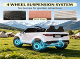 12V Kids Electric Car with Parent Remote Soft Start Suspension White 47489497
