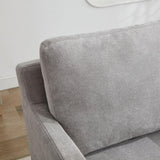 29.92'' Swivel Accent Chair, Upholstered Skirted Swivel Chair with Removable Back Cushion, 360 W1852P202089