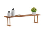 Bamboo Sink Shelf Countertop - Non-Slip Counter Organizer and Space-Saving Storage 96892550