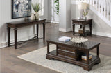 Traditional Design Sofa Table Espresso Finish Living Room Furniture 1pc B011P291539