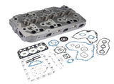Cylinder Head Assy & Gasket Set for Mitsubishi S3L CAT EC25 Caterpillar 303SR 88998595