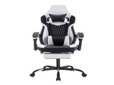 Gaming Chair with Footrest, High Back Gaming Chairs PVC Leather Ergonomic Office Gamer Chair W2367P288674