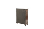 ZUN Antique Cherry / Antique Walnut Wooden 1pc Chest Of Drawers Storage Bedroom Furniture Unique Design B011P210738