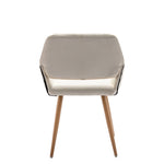 ZUN Hengming Small Modern Living Dining Room Chairs Fabric Mid-Century Upholstered Side Seat Club Guest 96811327