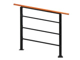 Handrails for Outdoor Wrought Iron Solid Wood Hand Railing for Concrete 03366847