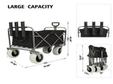 Fishing Cart with Rod Holders ,Beach Wagon with Big Wheels for Sand 500lbs capacity - All Terrain 94076665