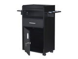 Beauty Salon Trolley Cart, Salon Cabinet with 360&deg Wheels, 6 Tool Holders, 1 Drawer, Salon 91669942