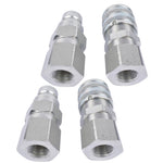 ZUN Hydraulic Quick Connect Coupler Coupling Set for Skid Steer BobCat Loader 44713698