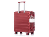 28 Inch ABS Hard Shell Large Travel Checked Luggage - Scratch Resistant Surface Four W2787P437259