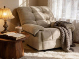 Camel Recliner Chair, Overstuffed Armchair, Manual Recliner, Living Room Seating, Reading Chair, 82005344