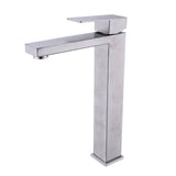 ZUN Single Handle Sink Brushed Nickel Vanity Bathroom Faucet, Basin Mixer Tap W928124228