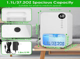 Small Household Dehumidifier for Bathroom Closet RV, RealTime Humidity Readout, 1.1L Tank Auto 84675922