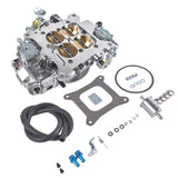 Mechanical Secondary Carburetor 4-Barrel Silver Fit for BR-67202 950 CFM Aluminum 97579627