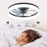 ZUN Ceiling Fan with Lights Dimmable LED W1340103789