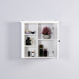 Bathroom Wooden Wall Cabinet with a Door 20.86x5.71x20 inch 03968615