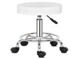 Round Stool Ha Ha Feet Rotation Bar Stool White 90445304