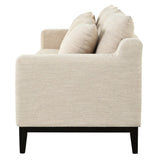 Mirod Comfy 3-seat Sofa with Wooden Legs, Modern for Living Room and Study N760P243326A