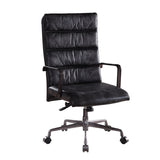 ZUN Vintage Black Office Chair with Swivel B062P215471