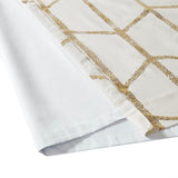 Total Blackout Metallic Print Grommet Top Curtain Panel Pair B035129662