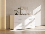 8 Drawer Double Dresser for Bedroom, Wide Storage Cabinet for Living Room Home Entryway, White 34559218