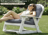 Adirondack Chair Cushion, Rocking Chair Cushion 44x19.4x4 inch, High Weather Resistant Tufted 16294170