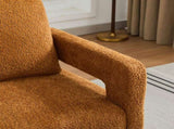 29.13" W Square Swivel Accent Chair, Modern Rotating Arm Chair with Open Back,360 Degree Rotation, W3188P280197