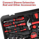 ZUN 599 PCS Home Tool Set Kit, Auto Repair Tool Kit with Rolling Tool Box, Mechanic Tool Sets with 21V 98608962