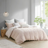 ZUN 3 Piece Cotton Jacquard Duvet Cover Set B03596490