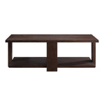 ZUN Walnut Coffee Table with Straight Leg B062P191045