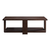 ZUN Walnut Coffee Table with Straight Leg B062P191045