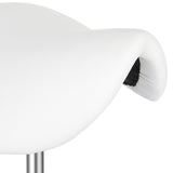 Saddle Stool Ha Ha Feet Rotation Bar Stool White 60290165