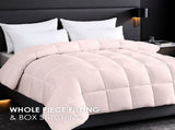 2-Pack Pink Oversized Duvet Inserts. Made from comfortable, breathable fabric, these plump 59933275