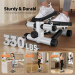 ZUN Steppers for Exercise, Stair Stepper with Resistance Bands, Mini Stepper with 330LBS Loading 85403615