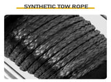 13,500 lb Electric Winch Dual Wired/Wireless Operation with Synthetic Rope & Towing Chain 23021275