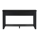 U_Style 55.4" Modern Entryway Console Table with Three Storage Drawers,Sideboard with Poplar Legs N711P272499B