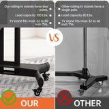 ZUN FANCO Universal Swivel TV Stand for 32–80 inch TVs, Height Adjustable Table Top TV Stand Mount with W2765P196075