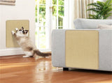 24 x 16 Inch Natural 6-Piece Cat Scratching Mats, Sisal Material Anti-Slip Latex Backing Furniture 45802917