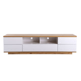 Modern TV stand for TVs up to 80'' , Media Console with Multi-Functional Storage, Entertainment WF313575AAK