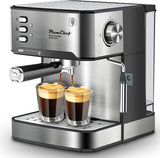 20 Bar Professional Espresso Machine with Milk Frother, Single & Double Shot, ESE Pod Compatible, W1002P292437