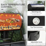 Barrel charcoal grill/grill with wheels 31535174