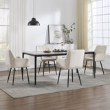 Dining Chairs Set of 2, Upholstered Kitchen Chairs with Comfortable Seat, velvet Dining Chairs with W3112P254925