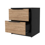 ZUN Washington Nightstand, Two Large Drawers B128P148837