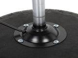Round Stool with Lines Rotation Bar Stool Black 95601497