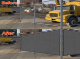 5'X50' Dark Grey HDPE Fence 40977508
