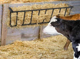 Large Capacity Hay Feeder, Heavy-Duty Steel Goat Hay Rack, 40.8" Long Wall Mounted Horse Hay Holder, 52973906